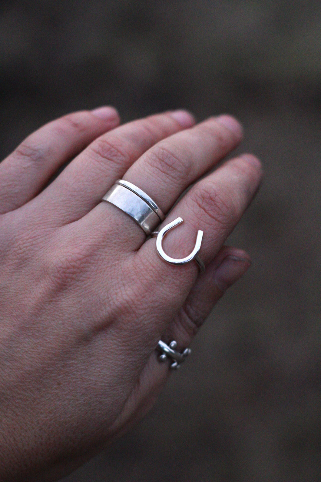 Horseshoe ring - size 6.5