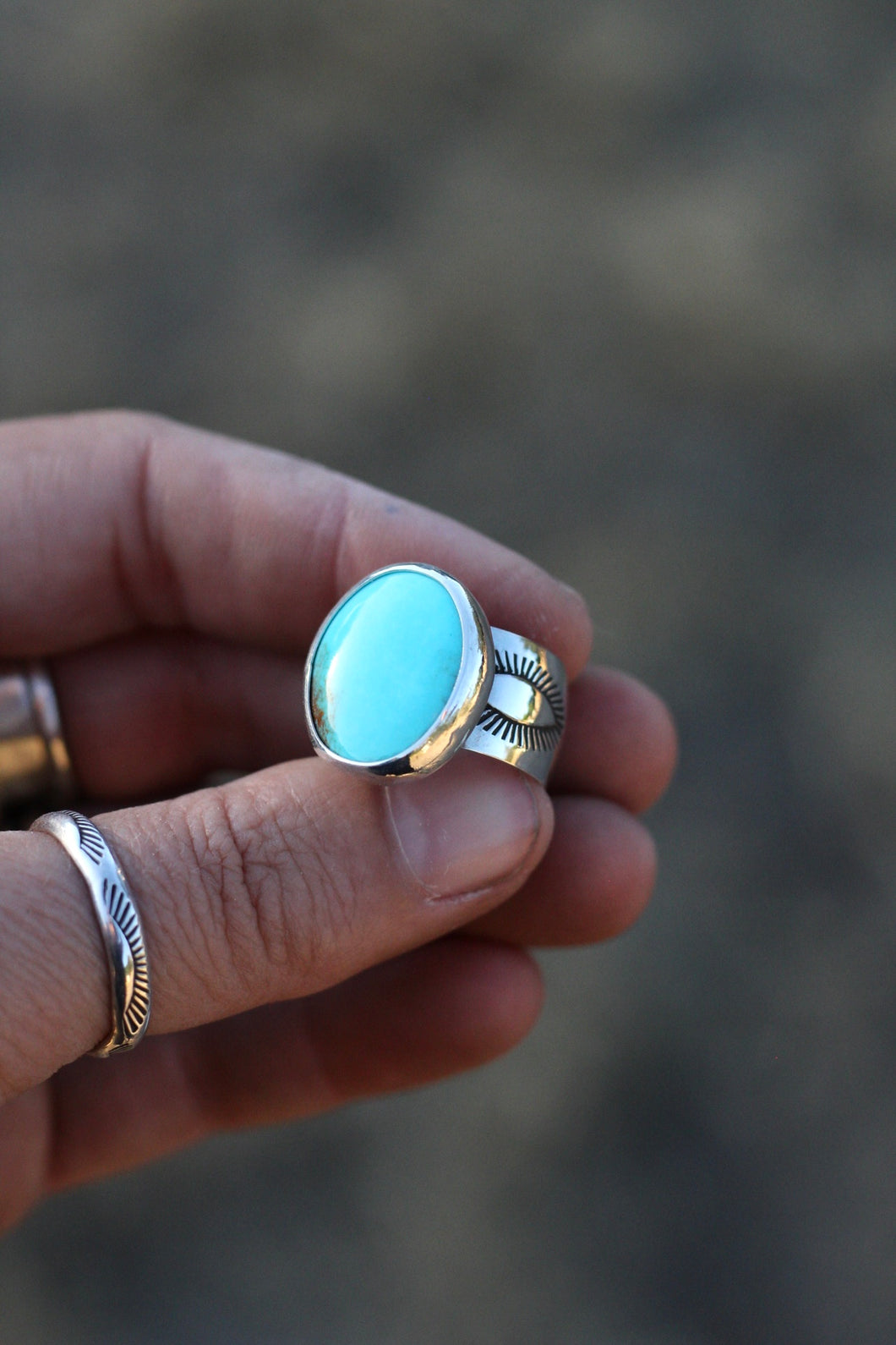 Turquoise ring - size 5.75