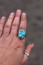 Load image into Gallery viewer, Turquoise ring size 7.5
