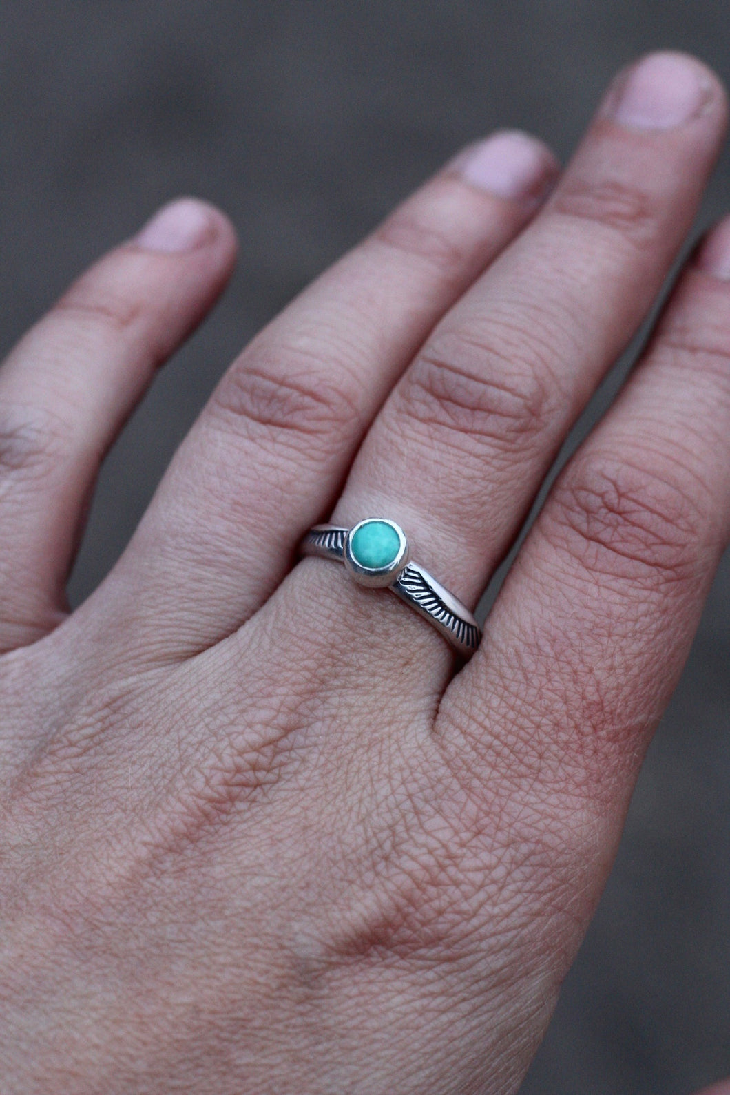 Turquoise ring - size 8.25